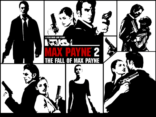 Max Payne 2 Fall of Max Payne title screen for Xbox